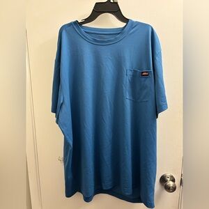Dickies Blue Short Sleeve Tee with Pocket